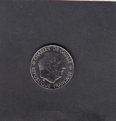 Beschrijving: 1 Franc  CH. de GAULLE